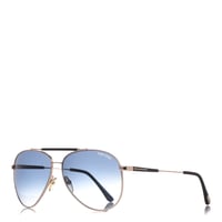 Image 1 of TOM FORD Rick Aviator Sunglasses TF378 Rose Gold Blue