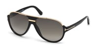Image 1 of TOM FORD DIMITRY TF334 01P SHINY BLACK/GREEN GRADIENT