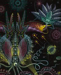 Image 3 of SYMBIOSIS •  An Original Framed Painting 