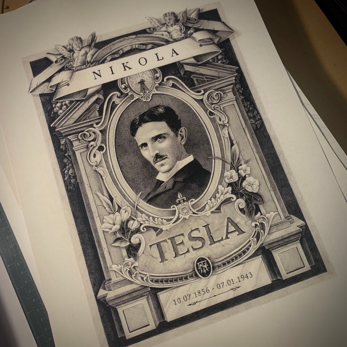 Image of Nikola Tesla Print