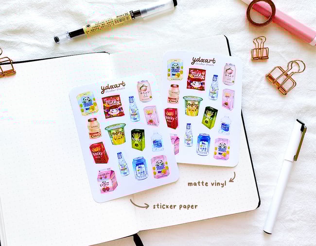 Japan Snacks Sticker Sheet