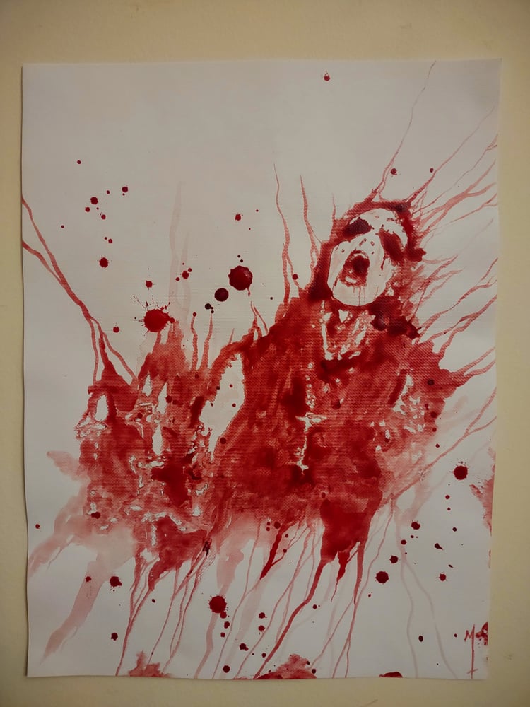 Darkthrone blood art Giin Productions