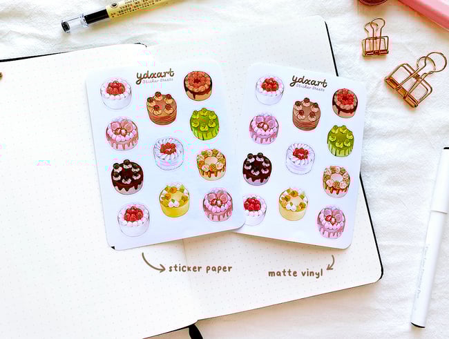Full Cakes Sticker Sheet