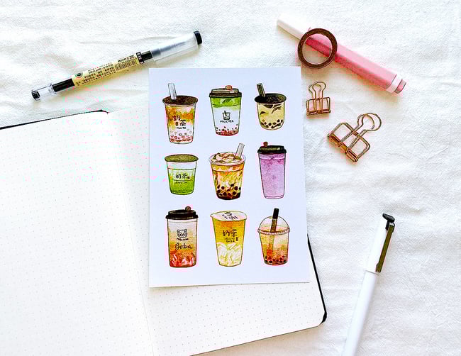 Bubble Tea (Ver. B) Print