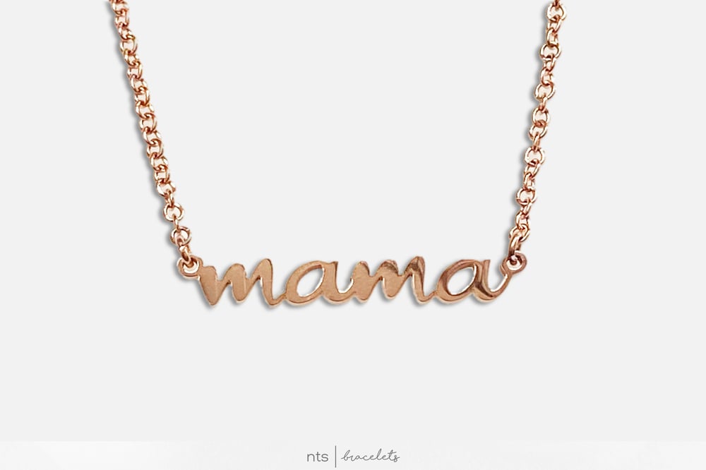 Image of MAMA NECKLACE V2 (Rose Gold)