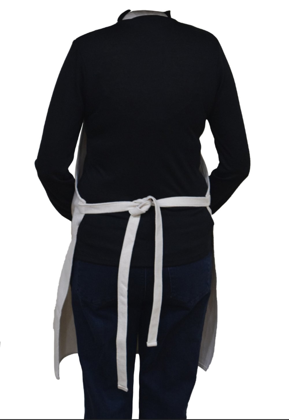 Hand-Made Chef's Apron-Thick-Heavy-Washable (Cream Color-One Size)