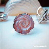 Image 1 of Mystic Rose Pink Mother of Pearl Ring