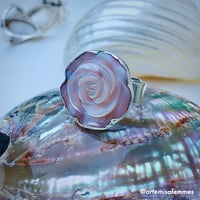 Image 3 of Mystic Rose Pink Mother of Pearl Ring