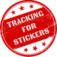 Tracking # for Stickers