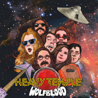 Heavy Temple / Wolf Blood - Split From The Black Hole (Vinyl) (New)
