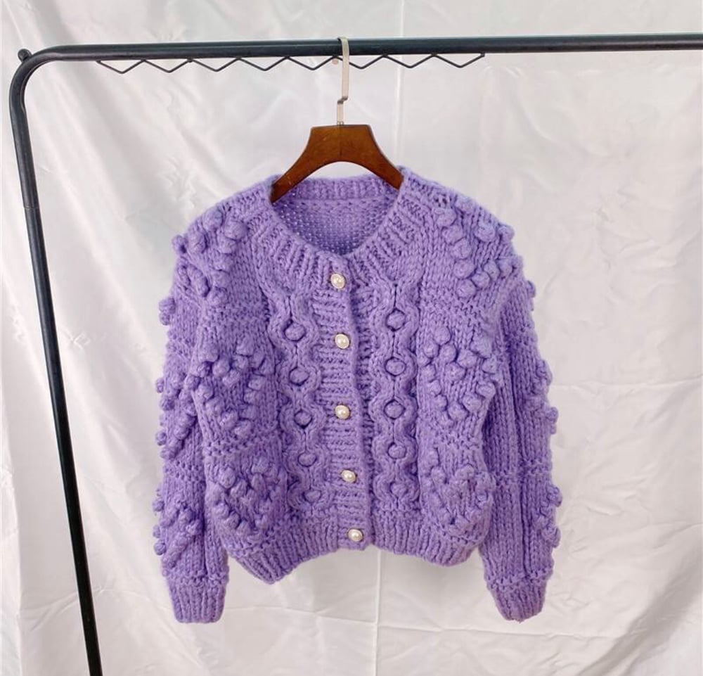 Image of Lilac chunky knit