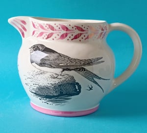 Spring jug - Christina Rossetti and Bewick's swallow
