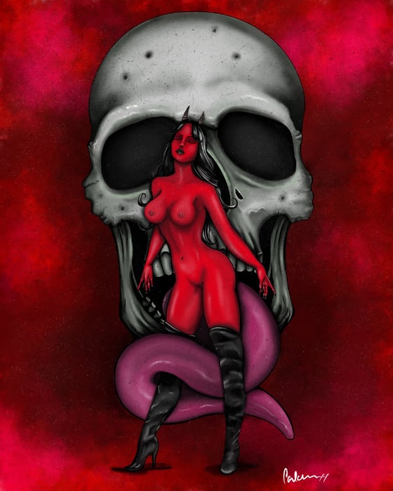 Image of GATES OF HELL 8X10 LIMITED EDITION FINE ART PRINT