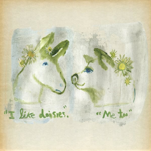 Image of I Like Daisies: 16" print 