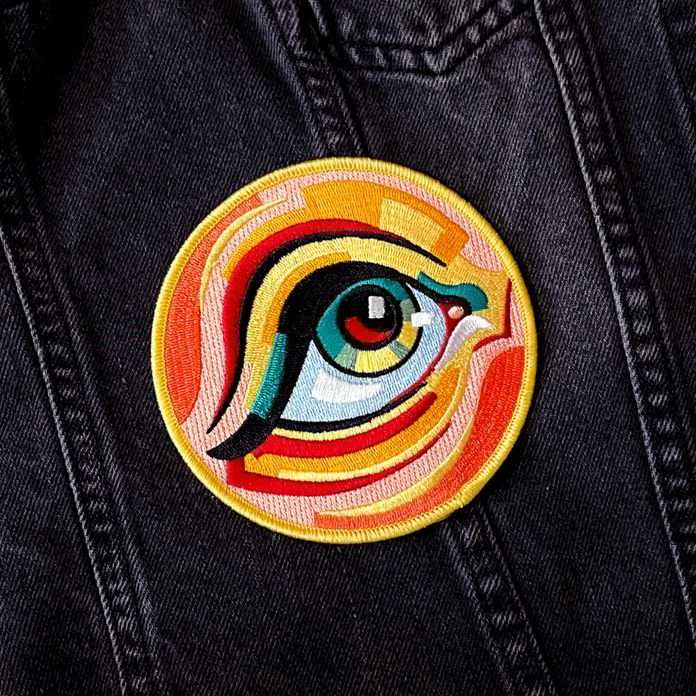 Round Iron-On Eye Patches