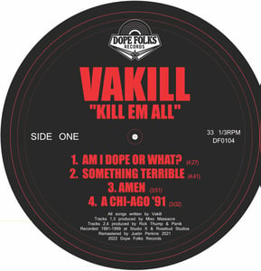 Image of VAKILL "KILL 'EM ALL" EP 