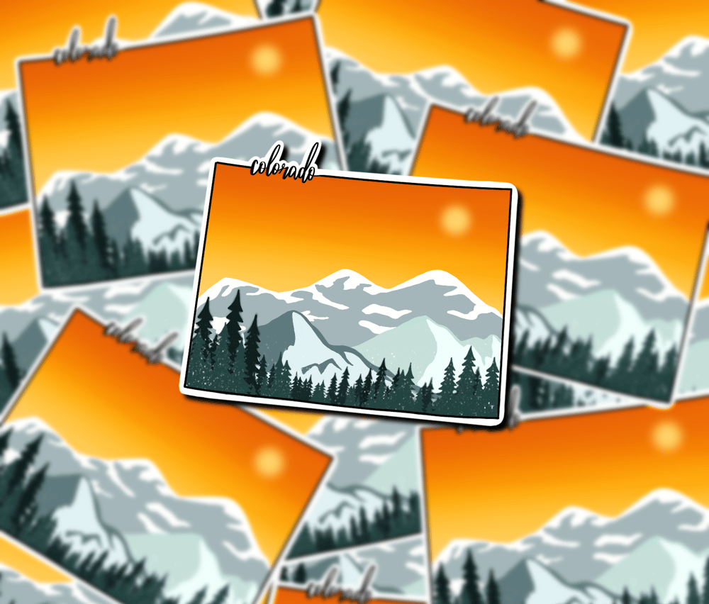 Image of Colorado State Sticker