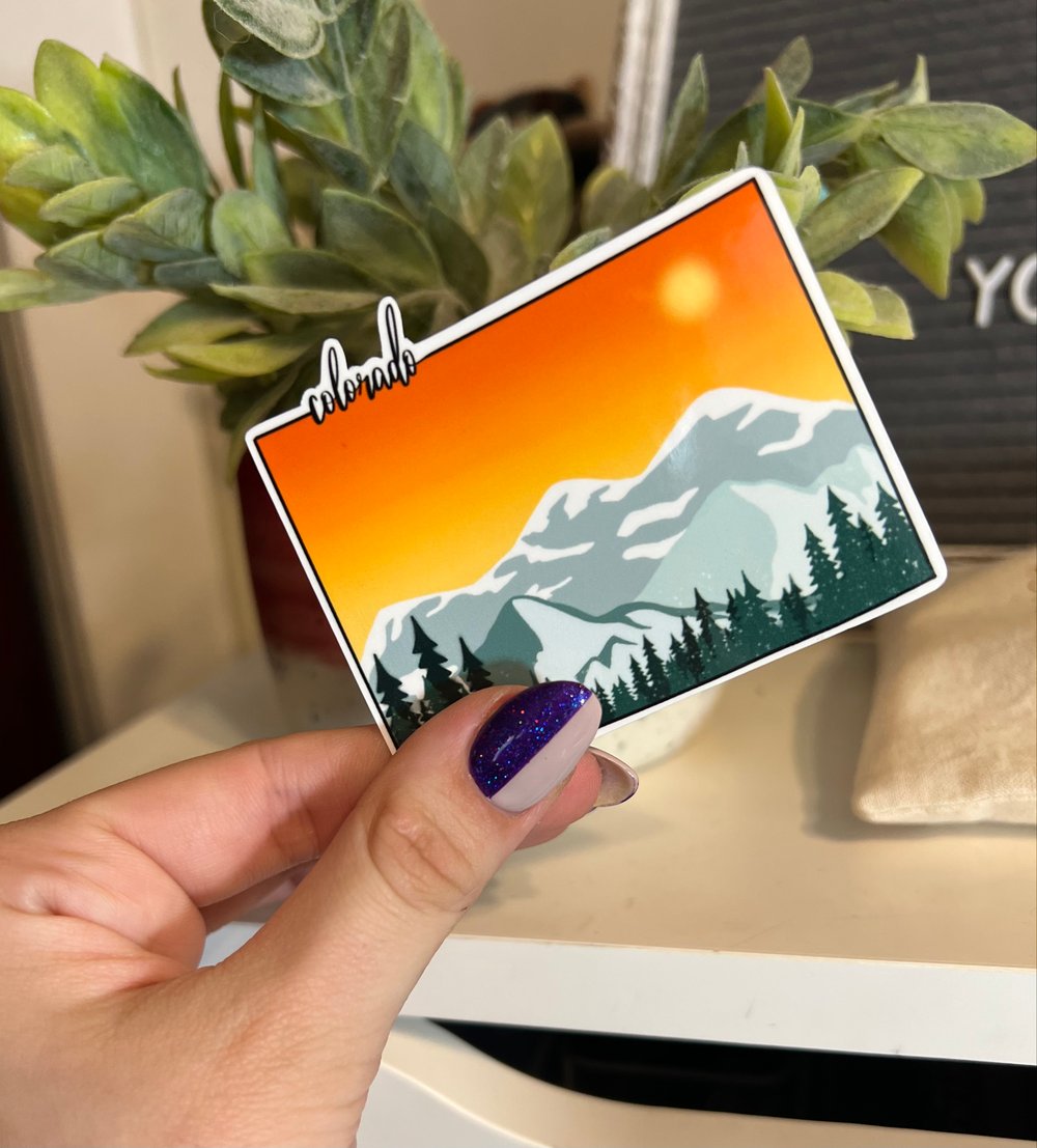 Image of Colorado State Sticker