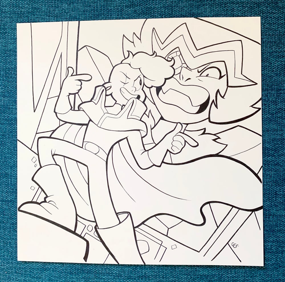 Image of Original Art - Cool Lars (Steven Universe Coloring Book)