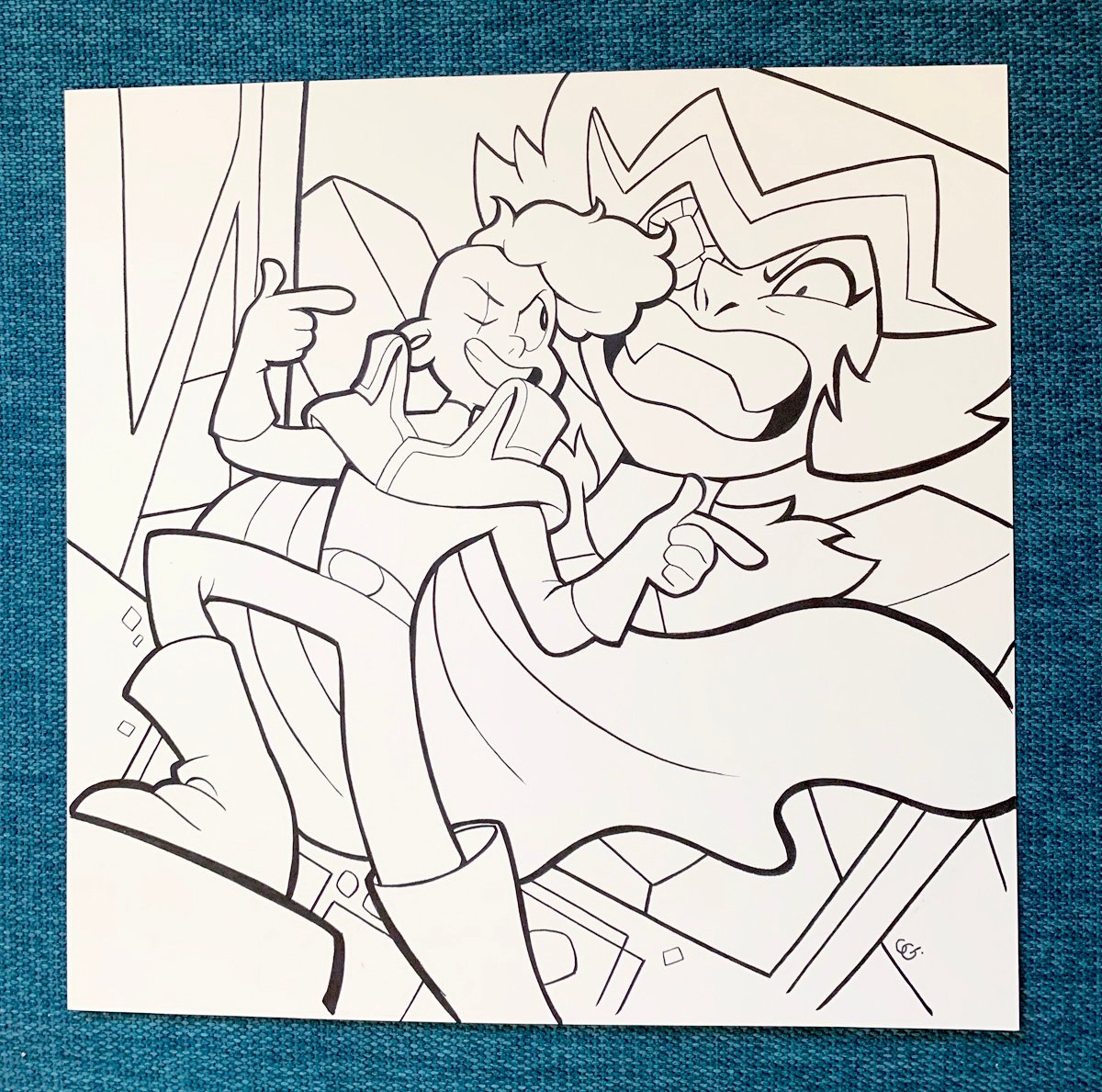 Image of Original Art - Cool Lars (Steven Universe Coloring Book)