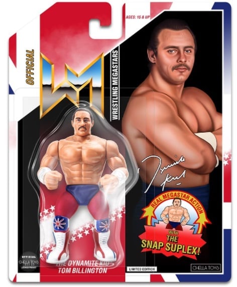 Image of **LIMITED STOCK** DYNAMITE KID wrestling megastars VARIANT edition!