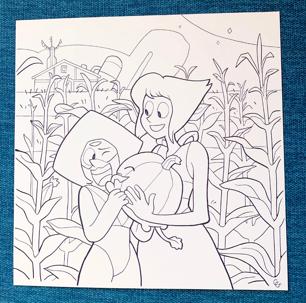 Image of Original Art - Home (Steven Universe Coloring Book)