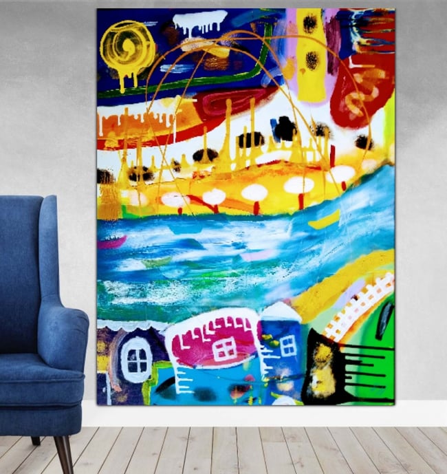 The Festival  102-76 cm