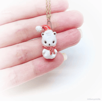 Image 3 of santa hamster necklace