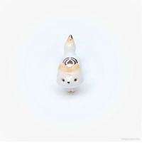 Image 2 of Orange fox figurine