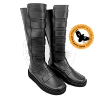 Image 2 of Moff Gideon Long Boots (with back zippers)