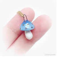 Image 1 of Mushroom ceramic necklace