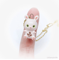 Image 2 of Rabbit ceramic necklace