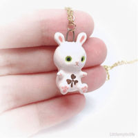 Image 4 of Rabbit ceramic necklace