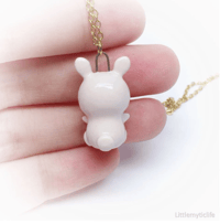 Image 5 of Rabbit ceramic necklace