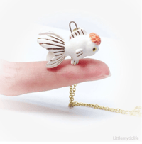 Image 1 of Goldfish ceramic necklace