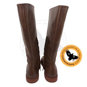 Image of Poe EP9 Horse Riding Dark Brown Long Boots