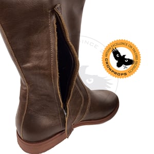 Image of Poe EP9 Horse Riding Dark Brown Long Boots