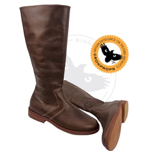 Image of Poe EP9 Horse Riding Dark Brown Long Boots