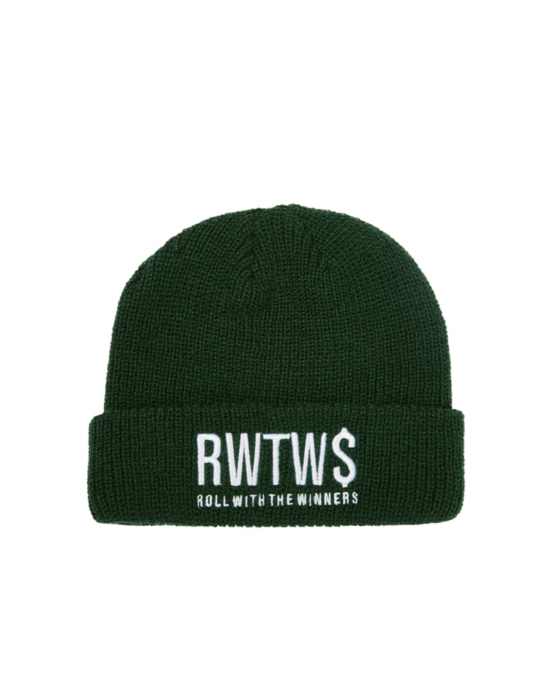 Image of RWTW$ Forest Green Beanie