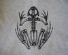 Skeleton Frog Gray Tee