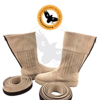 Image 3 of Luke EP7 Beige Suede Long Boots