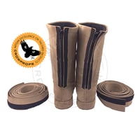 Image 4 of Luke EP7 Beige Suede Long Boots