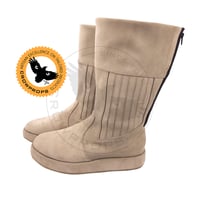 Image 2 of Luke EP7 Beige Suede Long Boots