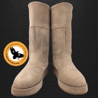 Image 5 of Luke EP7 Beige Suede Long Boots