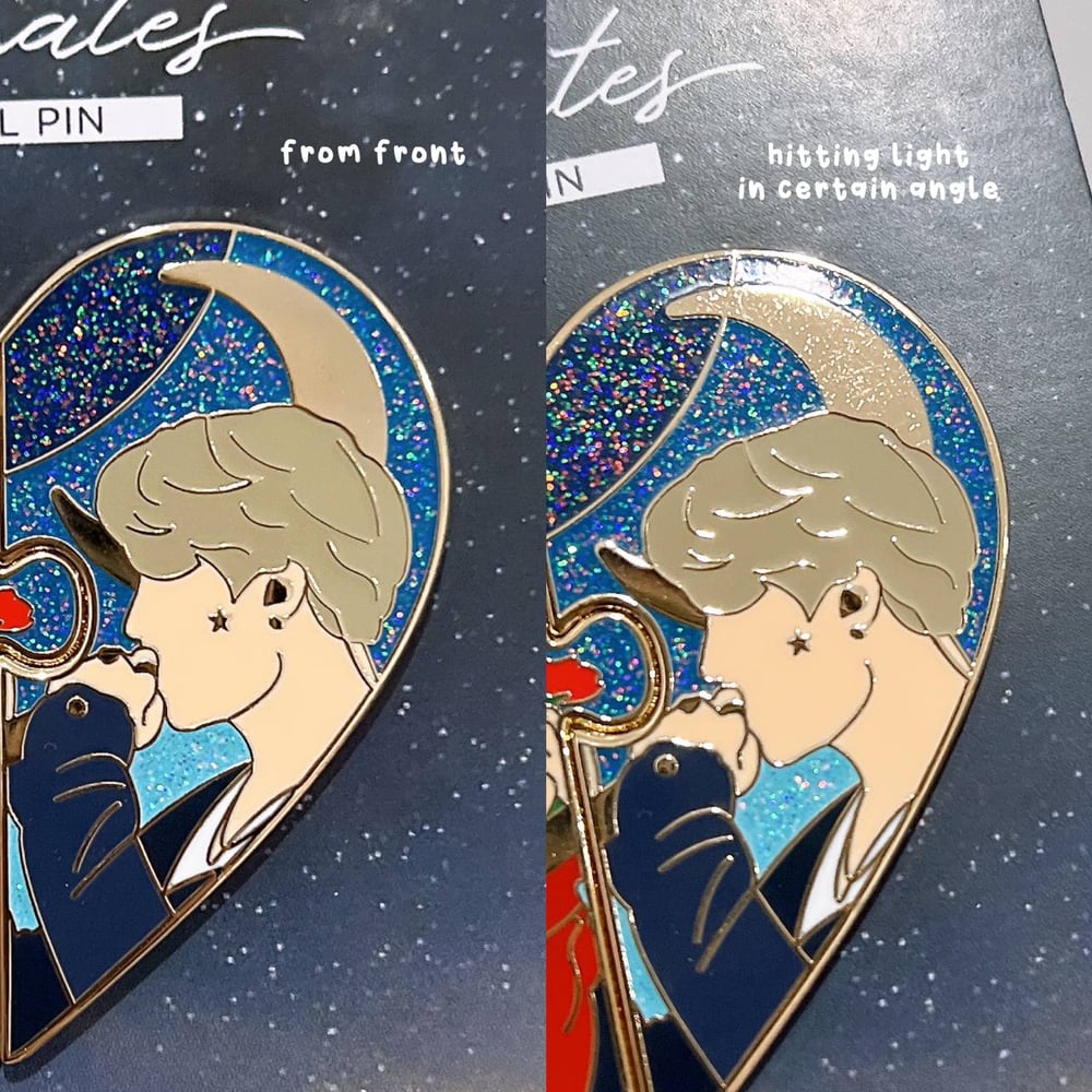 [SET] Vmin Soulmates Enamel Pin ⭐️🌙