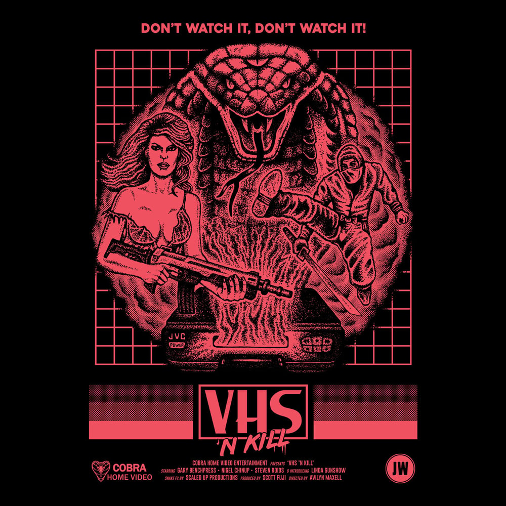Image of VHS 'N KILL  - Front print