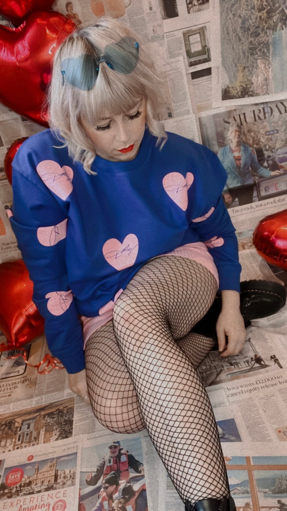 Image of “Signature” heart sweaters
