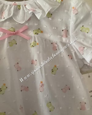 Image of Baby girls outfit set with chicks 