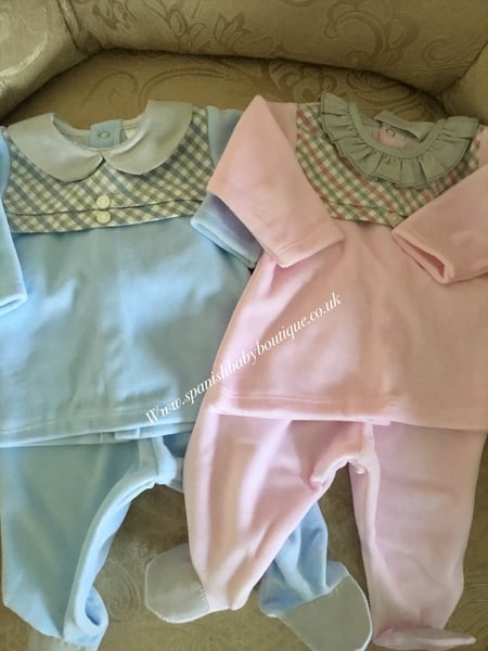 Image of Baby velour outfit set 
