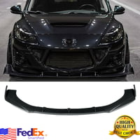 Front Bumper Lip Spoiler Splitters Carbon Fiber For Mazda 2 3 5 6 CX-3 CX-4 CX-5